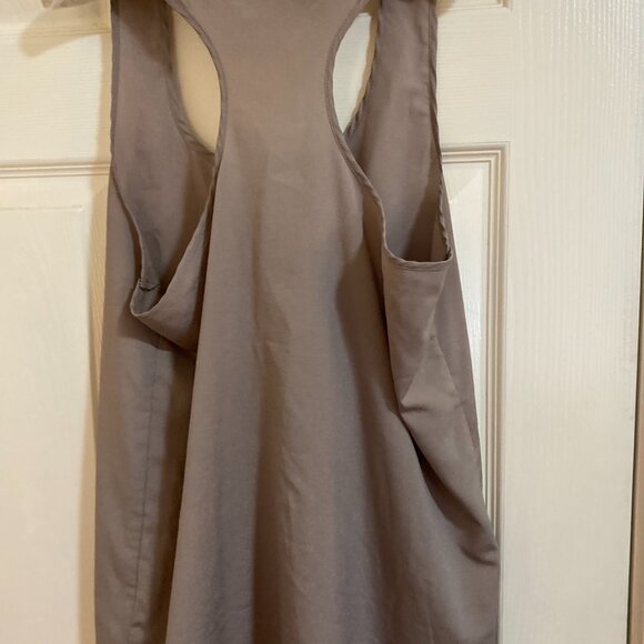 Beige Racerback Tank Top - Picture 2 of 2